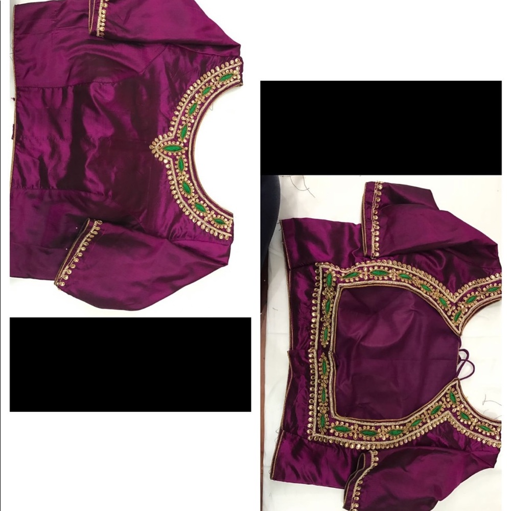 Purple blouse